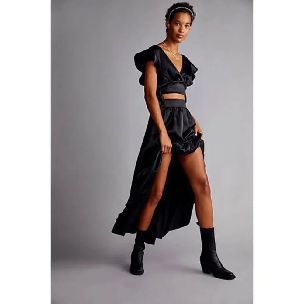 Free People Pretty Daze Silky Set
